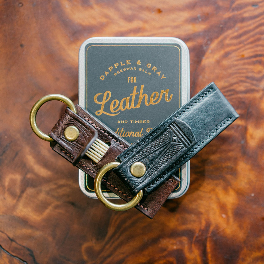 Leather Toothpick Key Fob